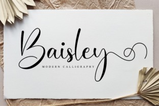 Baisley: A Classy and Elegant Script Font for Crafters