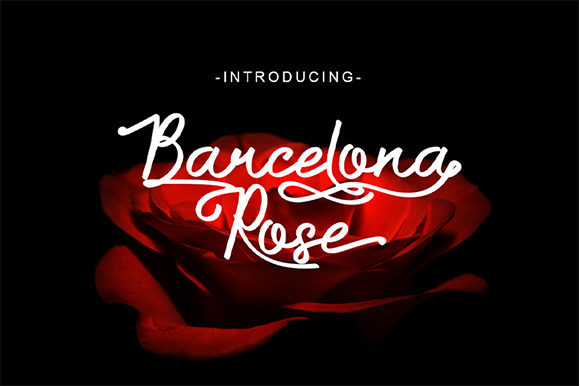 Barcelona Rose: A Script Font for Elegant Campaigns