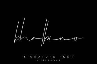 Bhalbino: A Modern Script Font for Elegant Branding