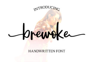 Brewoke: A Versatile Script Font for Crafters and Creators