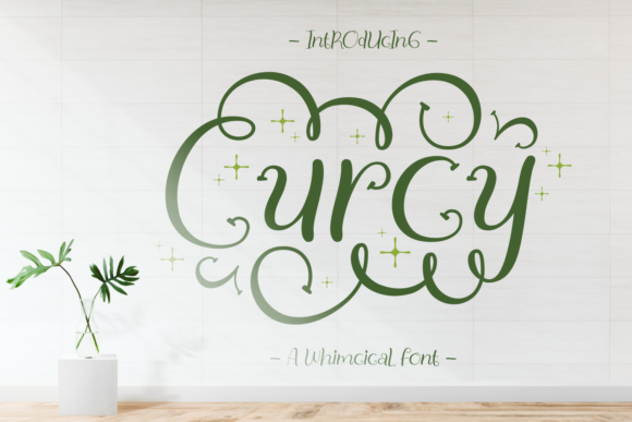 Curcy: A Bold and Playful Display Typeface