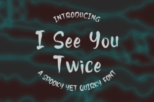 Discover I See You Twice: A Playful Font for Editorial Design