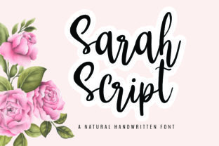 Discover Sarah: A Charming Handwritten Font for Web Design