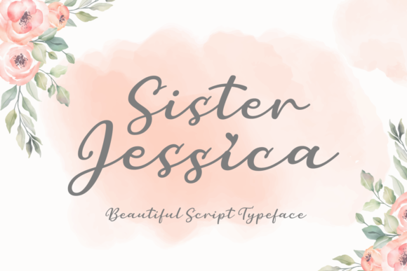 Discover Sister Jessica: A Versatile Script Font for Creative Projects
