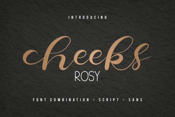Discovering Cheeks Rosy: A Font for Elegant Branding