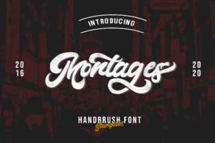 Discovering Montages: A Font for Editorial Charm