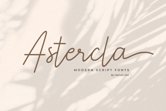Elevate Your Brand with Astercla: A Modern Handwritten Font
