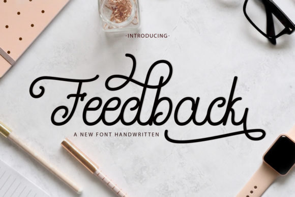 Enhance Your Web Design with the Elegant Feedback Font