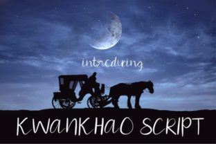 Kwankhao: A Magical Script Font for Editorial Design