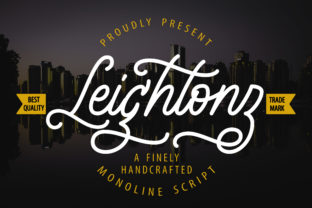 Leightonz: A Hand-Lettered Font for Elegant Web Design