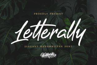 Letterally: A Charming and Elegant Script Font for Editorial Design