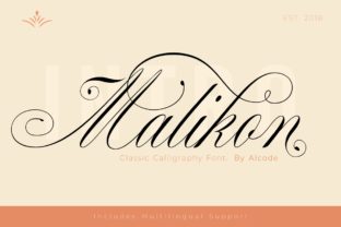 Malikon: A Script Font for Elegant Campaign Visuals