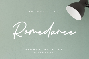 Romedance: A Charming Script Font for Editorial Design