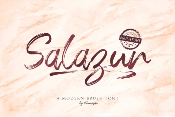 Salazur: The Perfect Handwritten Brush Font for Web Design