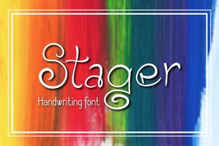 Stager: A Friendly Handwritten Font for Web Design