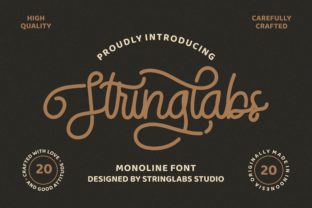 StringLabs: A Modern Script Font for Web Design