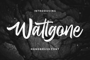 Wattgone: A Modern Handwritten Font for Editorial Elegance